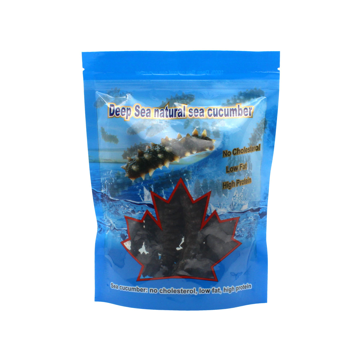 【中国取货,免运费和关税】北美野生辽参(4-6排刺灰刺参)-超大号5-10条每袋227克