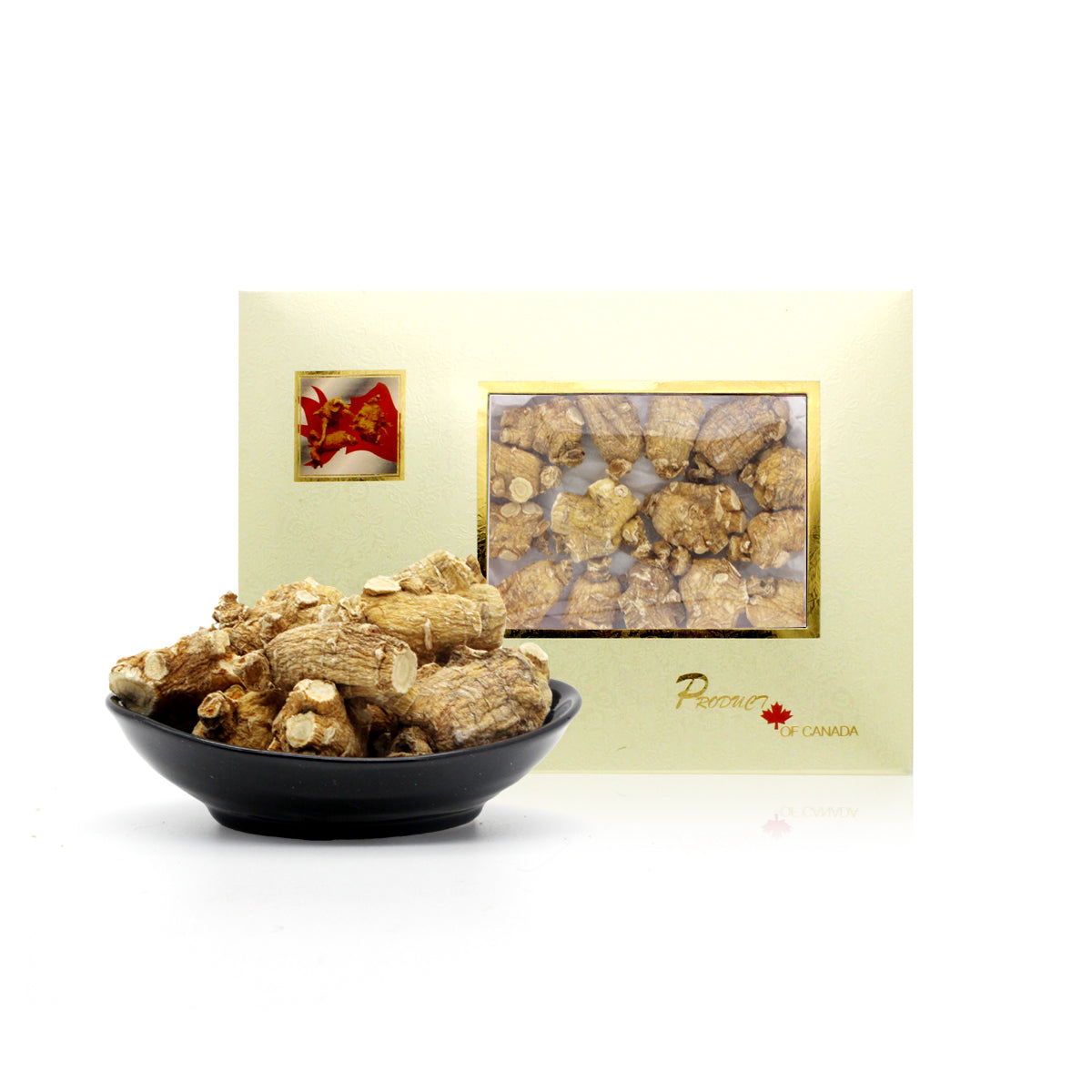 【中国境内取货,3-5天送达,免运费和关税】-加拿大西洋参/花旗参-寒带一级参-泡参粒头-10克一只